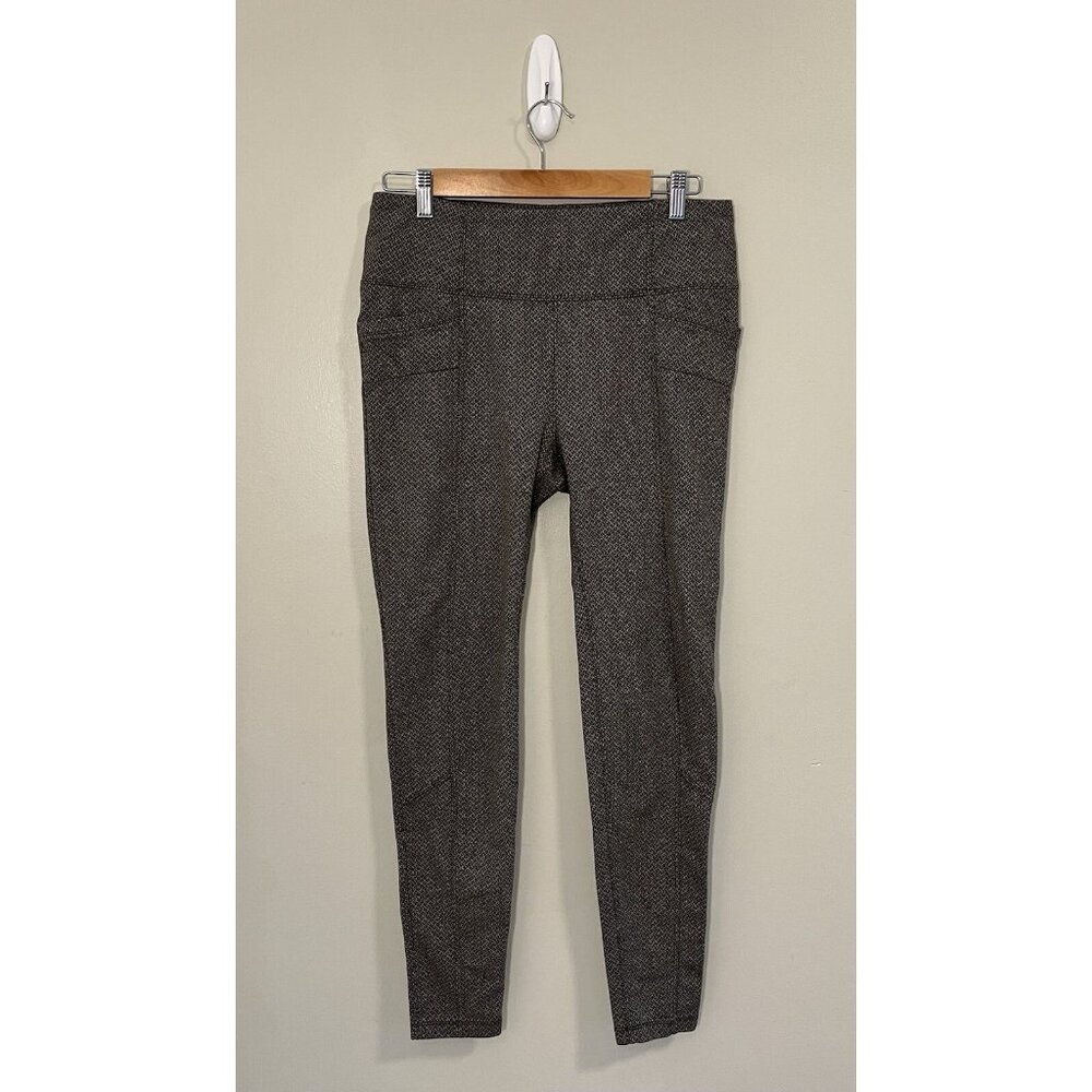 Athleta Women’s Pants Herringbone Metro High Waist, Pockets Sz L (flaw)‎